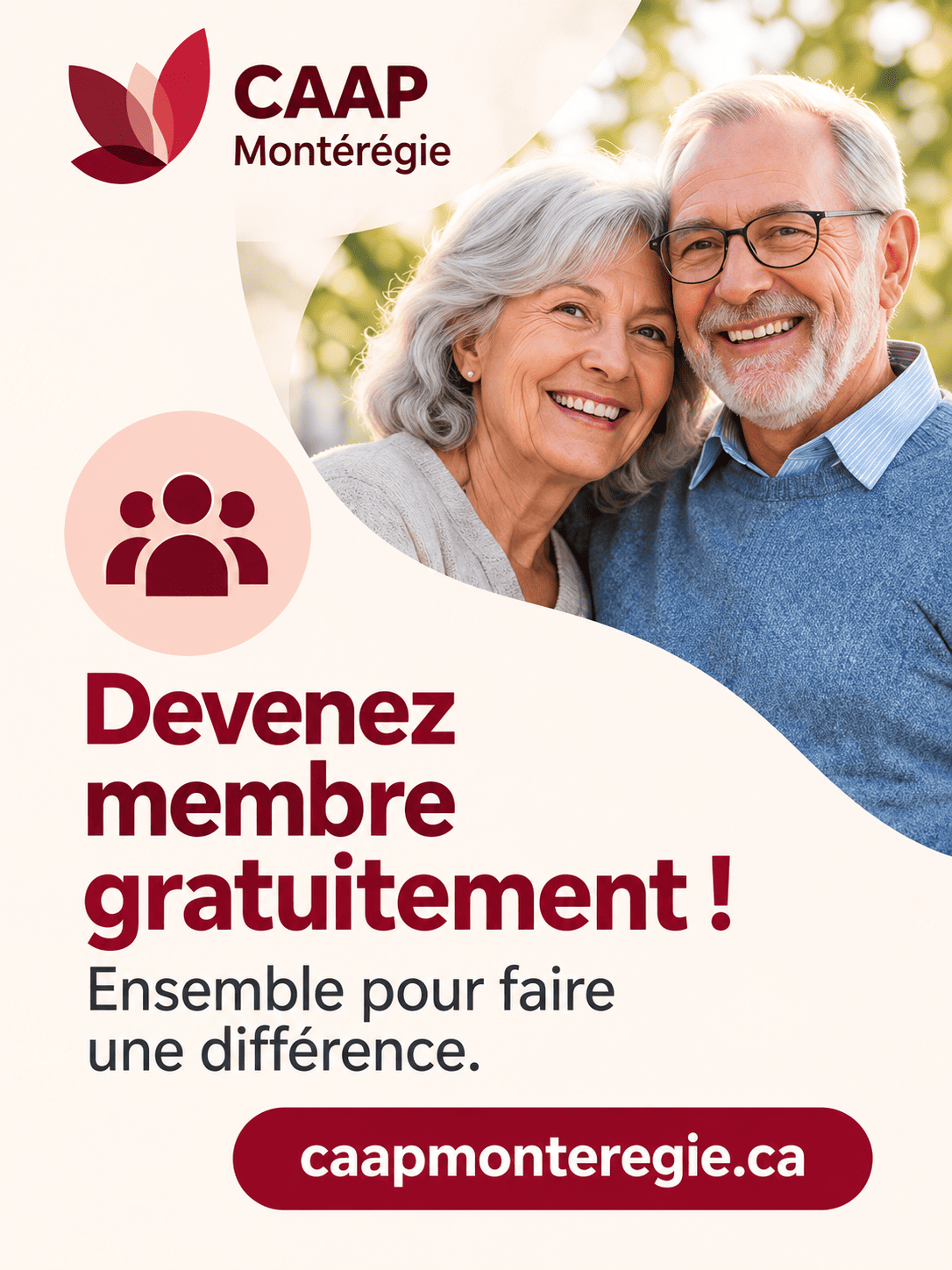 Devenez membre gratuitement du CAAP Montérégie — ensemble pour faire une différence