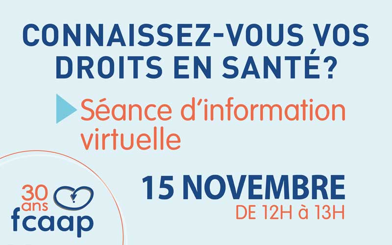 Connaissez-vous vos droits en santé?